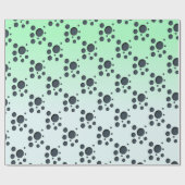 Moderne Abstracte Mintgroene Papierknip Patroon Cadeaupapier (Vlak)