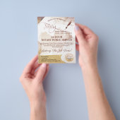 Moderne Abstracte mobiele handleiding & leningsond Flyer (Hand)