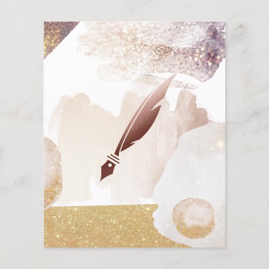 Moderne Abstracte mobiele handleiding & leningsond Flyer (Achterkant)