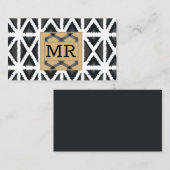 Moderne Abstracte monografie Visitekaartje (Voorkant / Achterkant)