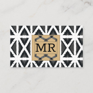 Moderne Abstracte monografie Visitekaartje