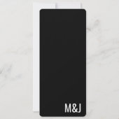 Moderne Abstracte mosterd Blush Wedding Details Kaart (Achterkant)