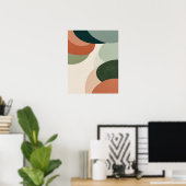 Moderne Abstracte muurkunst print (Thuiskantoor)
