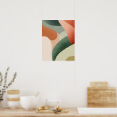 Moderne Abstracte muurkunst print (Keuken)