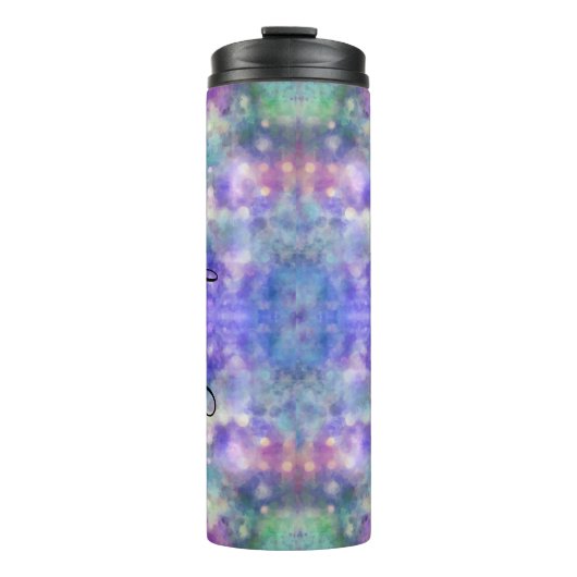 Moderne Abstracte naamval Thermosbeker (Voorkant)