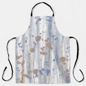 Moderne Abstracte Natuur kunstborstels Schort (Voorkant)