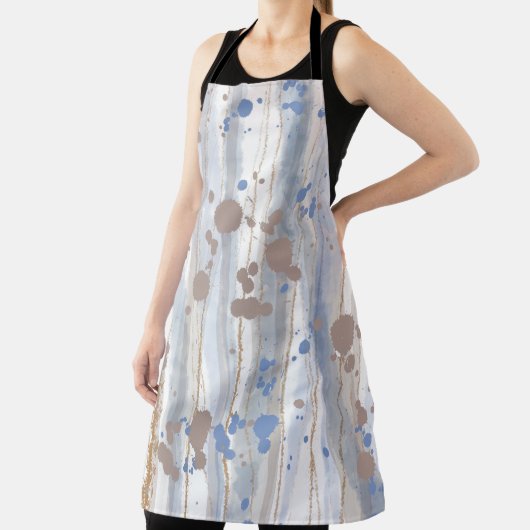 Moderne Abstracte Natuur kunstborstels Schort (Insitu)