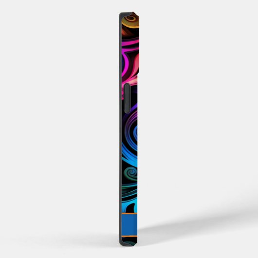Moderne Abstracte neon kleur wervelingen Case-Mate iPhone Case (Achterkant / Rechts)