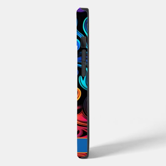 Moderne Abstracte neon kleur wervelingen Case-Mate iPhone Case (Achterkant / Links)