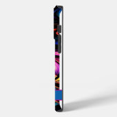 Moderne Abstracte neon kleuren Case-Mate iPhone Case (Achterkant / Links)