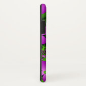 Moderne Abstracte Neon Pink Green Fractal Flowers Case-Mate iPhone Case (Achterkant/rechts)