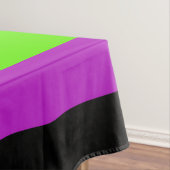 Moderne Abstracte Neon Pink Green Fractal Flowers Tafelkleed (Voorbeeld)