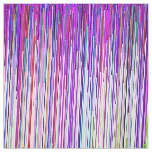 Moderne abstracte neonroze paarse strepen stof (Swatch)