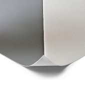 Moderne Abstracte Neutrale 3D Lagen Poster (Hoek)