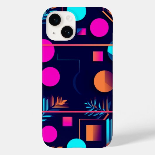Moderne Abstracte Ontwerpen Met Levendige Kleuren Case-Mate iPhone Case (Achterkant)
