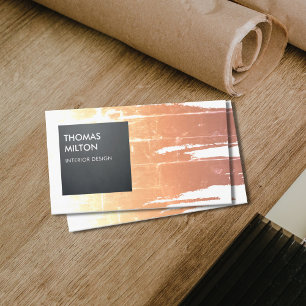 Moderne Abstracte ontwerper van het Patroon Binnen Visitekaartje