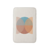 Moderne Abstracte oortonnen geometrische Waterverf Badmat (Voorkant Verticaal)