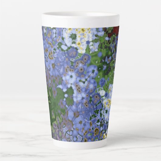 Moderne abstracte oppervlaktekunst - Latte Mok (Voorkant)