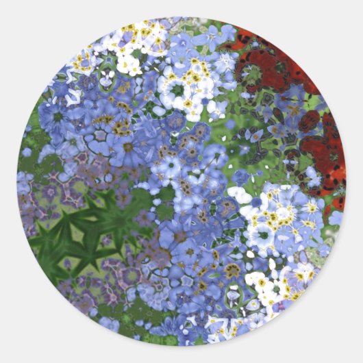 Moderne abstracte oppervlaktekunst - Sticker (Voorkant)