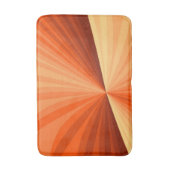 Moderne Abstracte Oranje Rode Vanille Grafische Fr Badmat (Voorkant Verticaal)