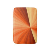 Moderne Abstracte Oranje Rode Vanille Grafische Fr Badmat (Voorkant Verticaal)