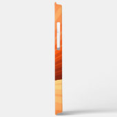 Moderne Abstracte Oranje Rode Vanille Grafische Fr Case-Mate iPhone Case (Achterkant / Links)