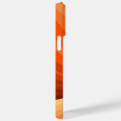 Moderne Abstracte Oranje Rode Vanille Grafische Fr Case-Mate iPhone Case (Achterkant / Rechts)