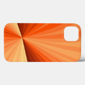 Moderne Abstracte Oranje Rode Vanille Grafische Fr Case-Mate iPhone Case (Achterkant (horizontaal))