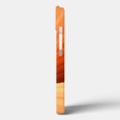 Moderne Abstracte Oranje Rode Vanille Grafische Fr Case-Mate iPhone Case (Achterkant / Links)