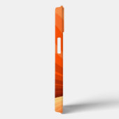 Moderne Abstracte Oranje Rode Vanille Grafische Fr Case-Mate iPhone Case (Achterkant / Rechts)