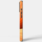 Moderne Abstracte Oranje Rode Vanille Grafische Fr Case-Mate iPhone Case (Achterkant / Links)