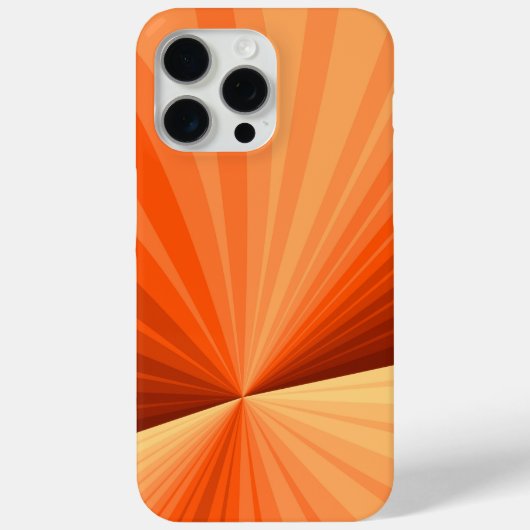 Moderne Abstracte Oranje Rode Vanille Grafische Fr Case-Mate iPhone Case (Achterkant)