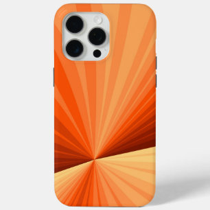 Moderne Abstracte Oranje Rode Vanille Grafische Fr iPhone 15 Pro Max Hoesje