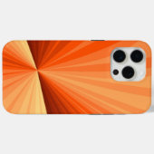 Moderne Abstracte Oranje Rode Vanille Grafische Fr Case-Mate iPhone Case (Achterkant (horizontaal))