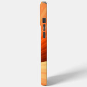 Moderne Abstracte Oranje Rode Vanille Grafische Fr Case-Mate iPhone Case (Achterkant / Links)