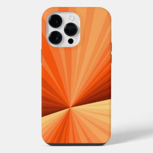 Moderne Abstracte Oranje Rode Vanille Grafische Fr iPhone 14 Pro Max Hoesje