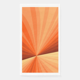 Moderne Abstracte Oranje Rode Vanille Grafische Fr Servet