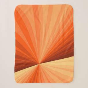 Moderne Abstracte Oranje Rode Vanille Grafische Fr Sherpa Deken