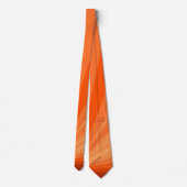 Moderne Abstracte Oranje Rode Vanille Grafische Fr Stropdas (Achterkant)