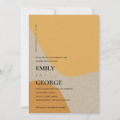 MODERNE ABSTRACTE ORANJE ROEST WE HEBBEN 'T KNOT G BEDANKKAART (Voorkant)