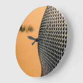 Moderne Abstracte Oranje-technologiesector Grote Klok (Hoek)