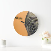 Moderne Abstracte Oranje-technologiesector Grote Klok (Huis)