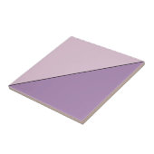 Moderne Abstracte Paarse geometrische driehoek Tegeltje (Zijkant)
