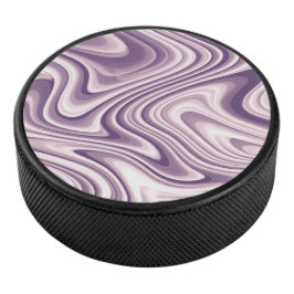 Moderne Abstracte Paarse vloeibare marmer Hockey Puck