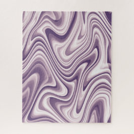 Moderne Abstracte Paarse vloeibare marmer Legpuzzel