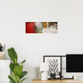 Moderne Abstracte panoramische Poster afdrukken (Thuiskantoor)