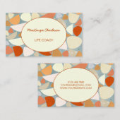 Moderne Abstracte pasta Visitekaartje (Voorkant / Achterkant)