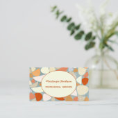 Moderne Abstracte pasta Visitekaartje (Staand voorkant)