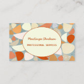 Moderne Abstracte pasta Visitekaartje (Voorkant)