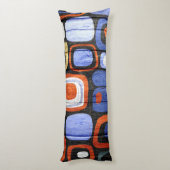 Moderne Abstracte pasteelblik #2 Lichaamskussen (Achterkant (Verticaal))